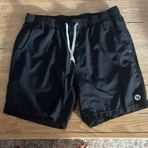 Vuori Black Athletic Shorts